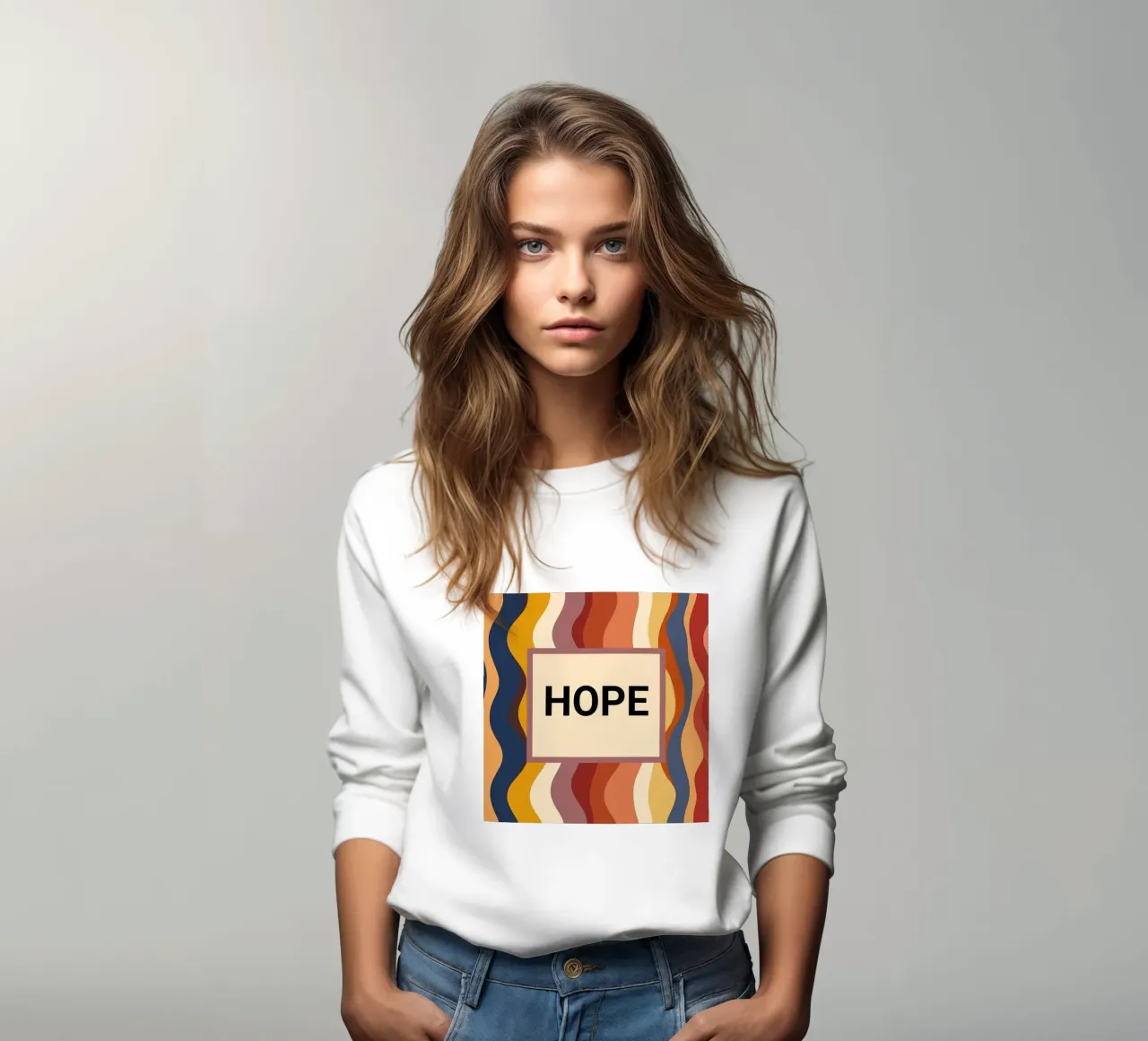 Esperanza abstracta sudadera de Motivate-Today
