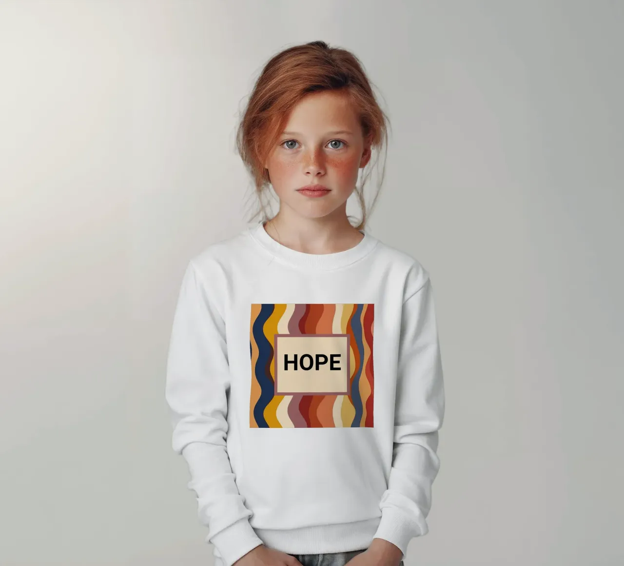 Speranza astratta felpa bambino da Motivate-Today