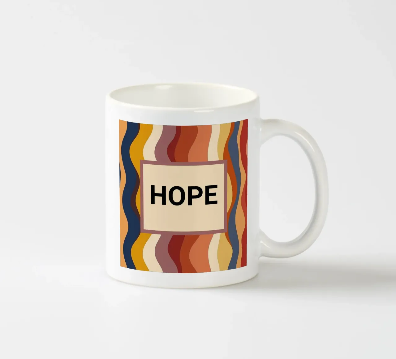 Speranza astratta tazza in ceramica da Motivate-Today