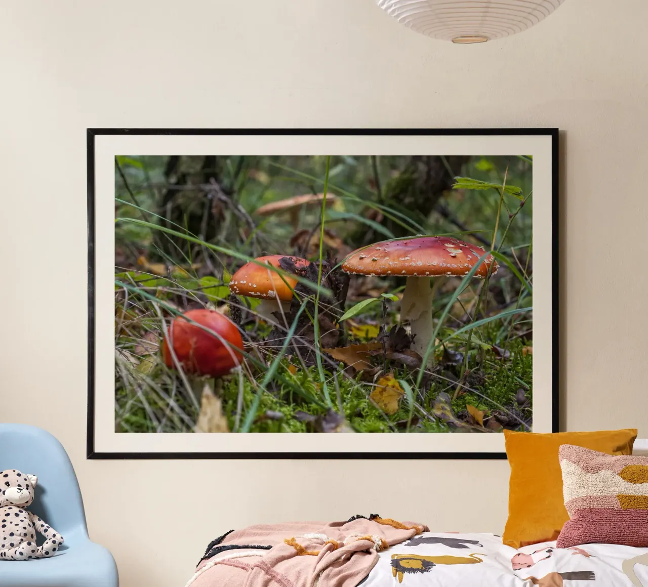 Funghi nel muschio carta hahnemühle da Curious Collections by Marielle Leenders