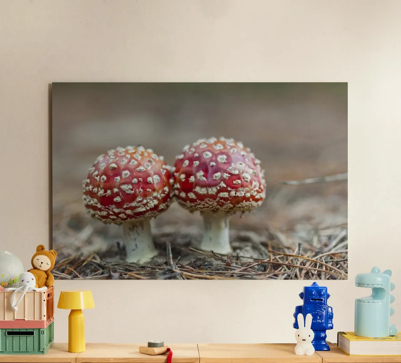 Amici della foresta alluminio dibond da Curious Collections by Marielle Leenders
