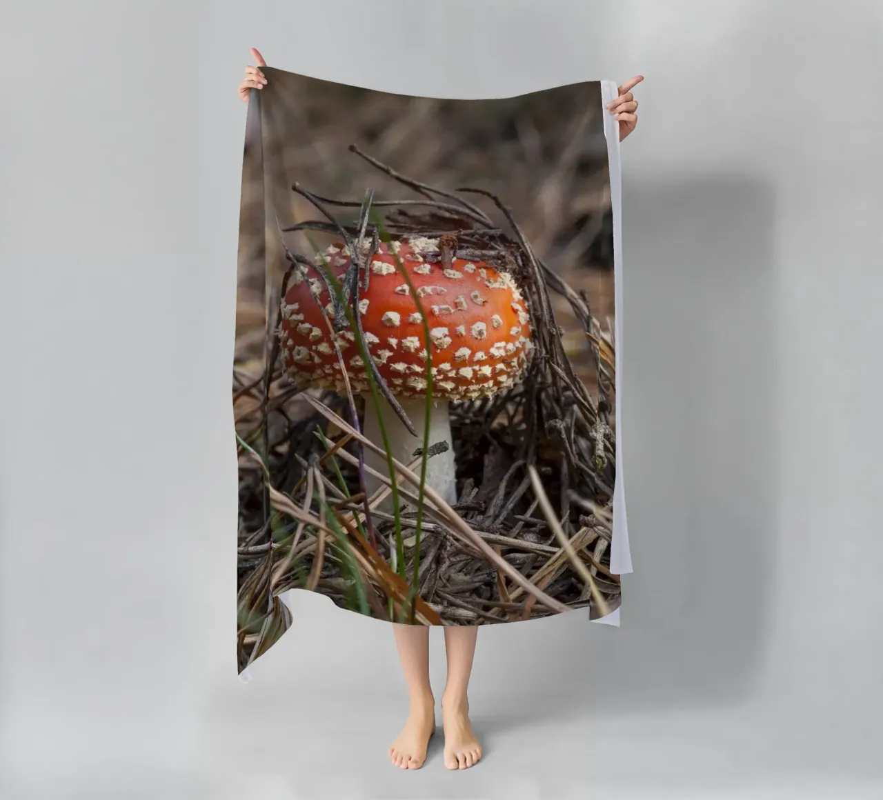 Sgabello per rospi Peek-a-Boo telo mare da Curious Collections by Marielle Leenders