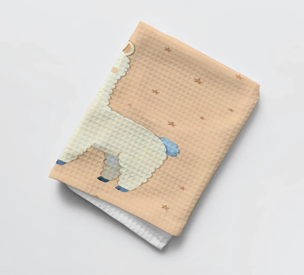 Cute Llama with Bow Tie canovaccio da cucina da Attaboy Dsgn