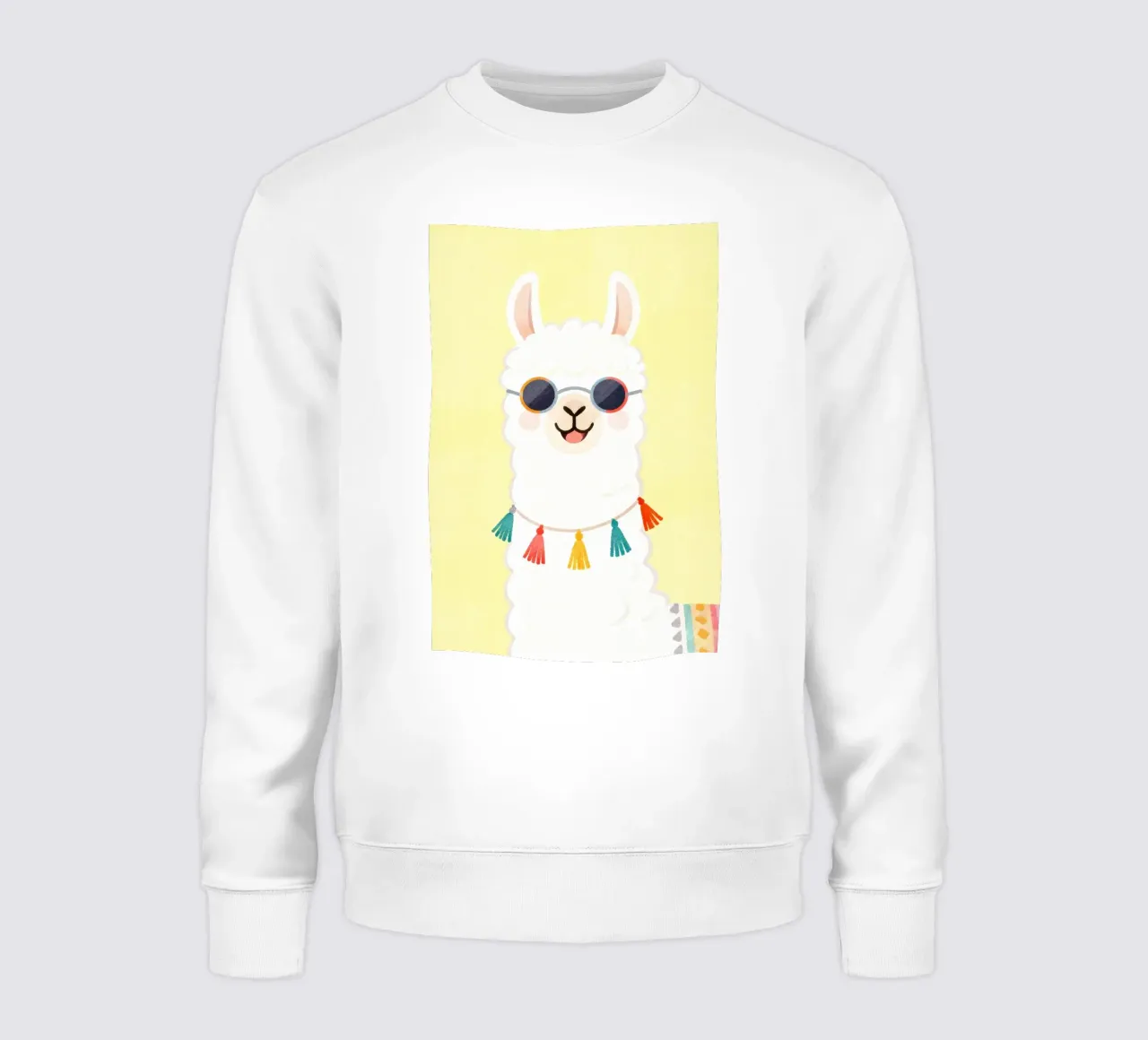 Cool Llama with Sunglasses felpa da Attaboy Dsgn