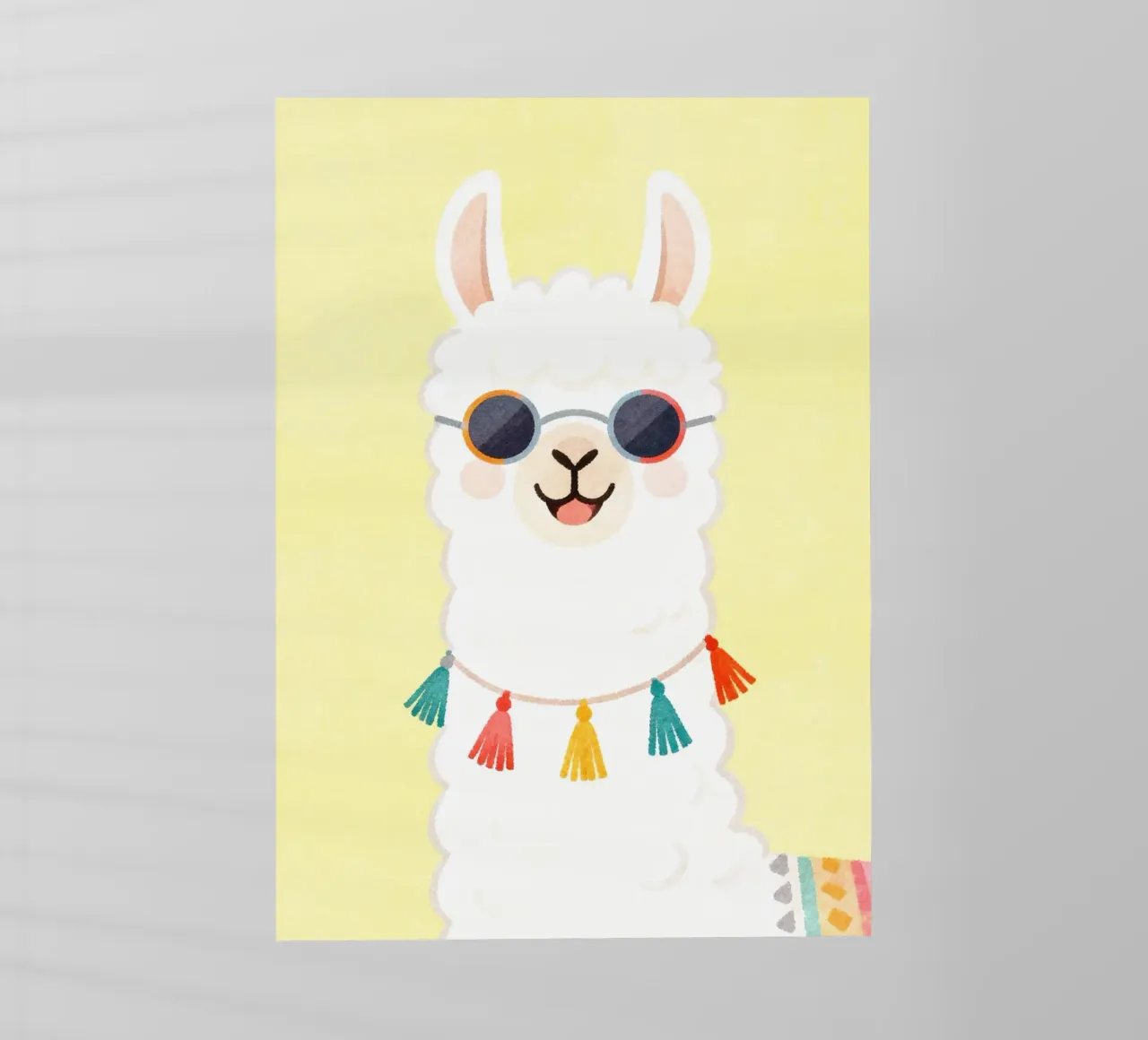 Cool Llama with Sunglasses pellicola backlit da Attaboy Dsgn