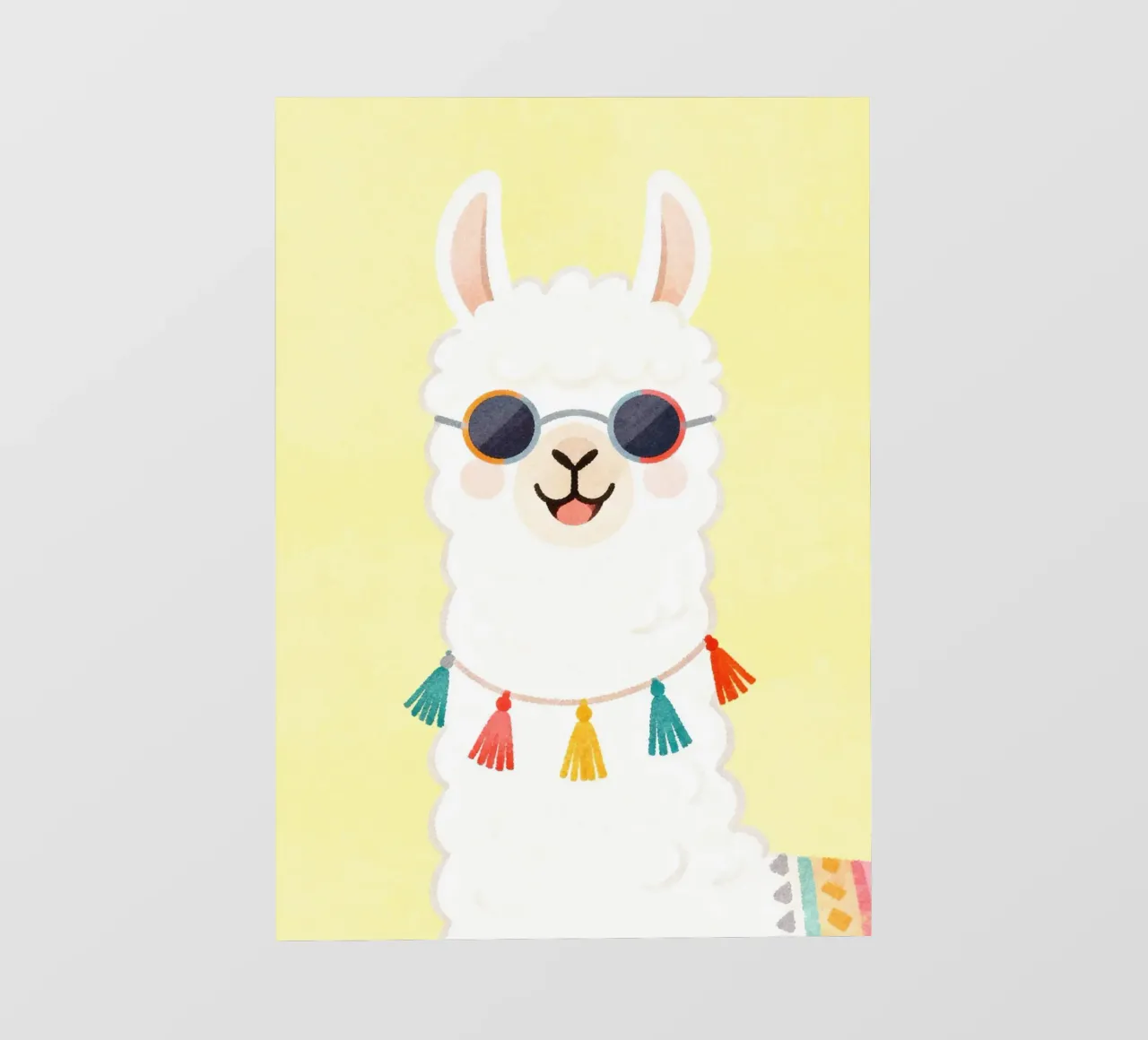 Cool Llama with Sunglasses pellicola backlit da Attaboy Dsgn