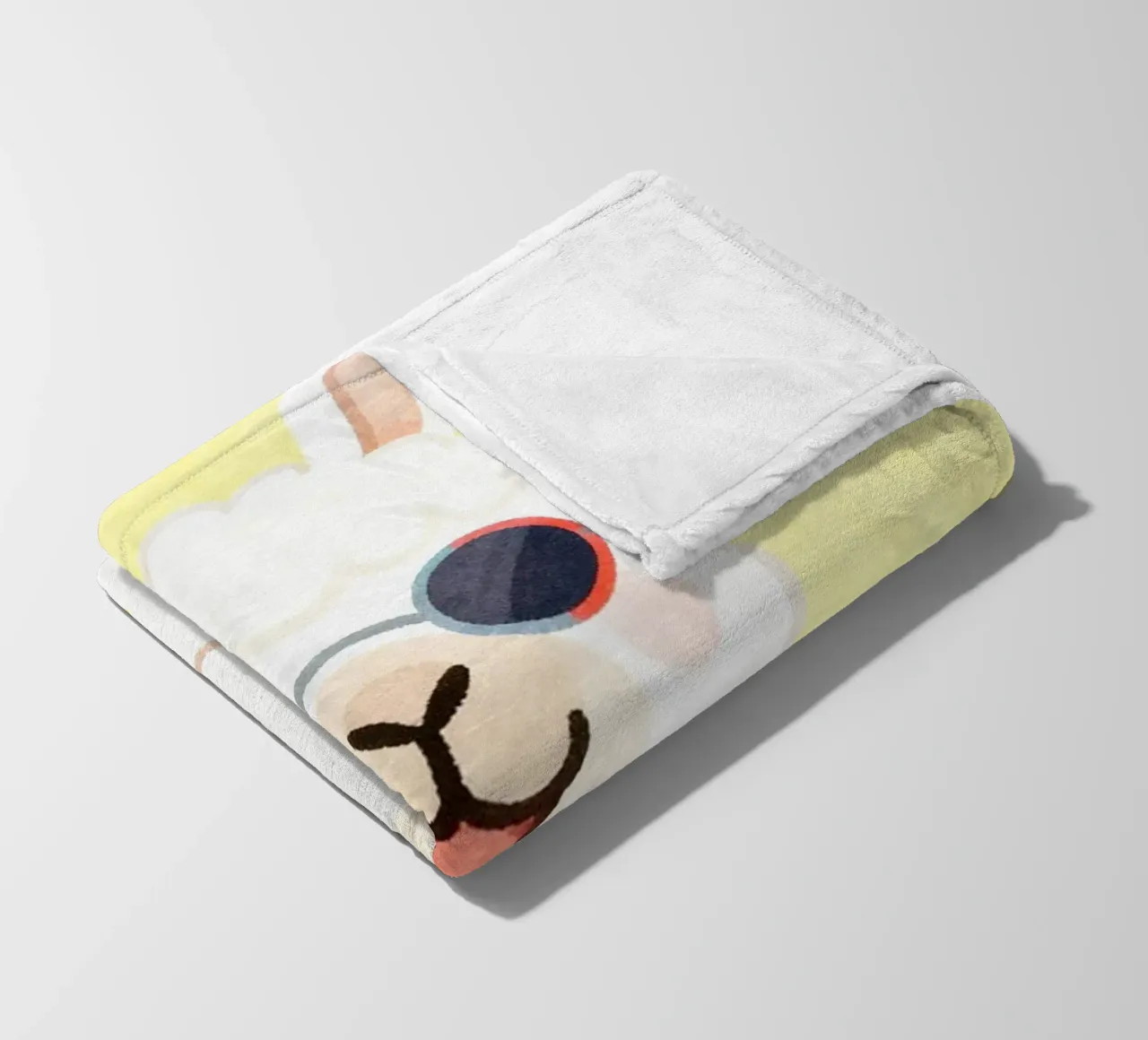 Cool Llama with Sunglasses coperta in pile da Attaboy Dsgn
