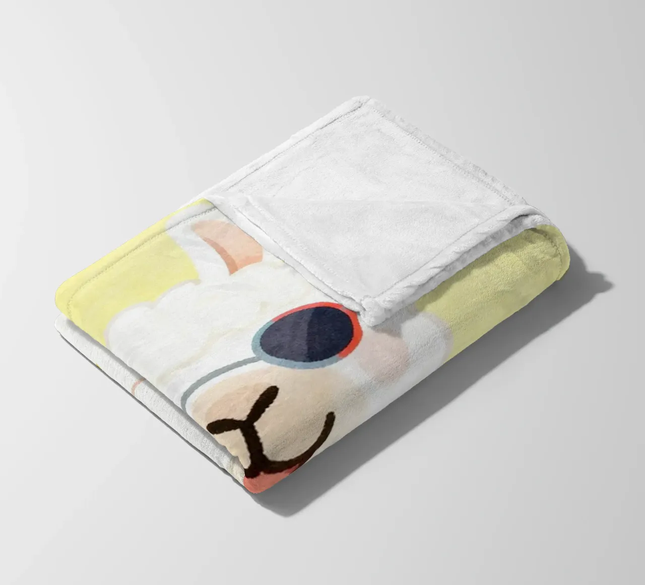Cool Llama with Sunglasses coperta in pile da Attaboy Dsgn