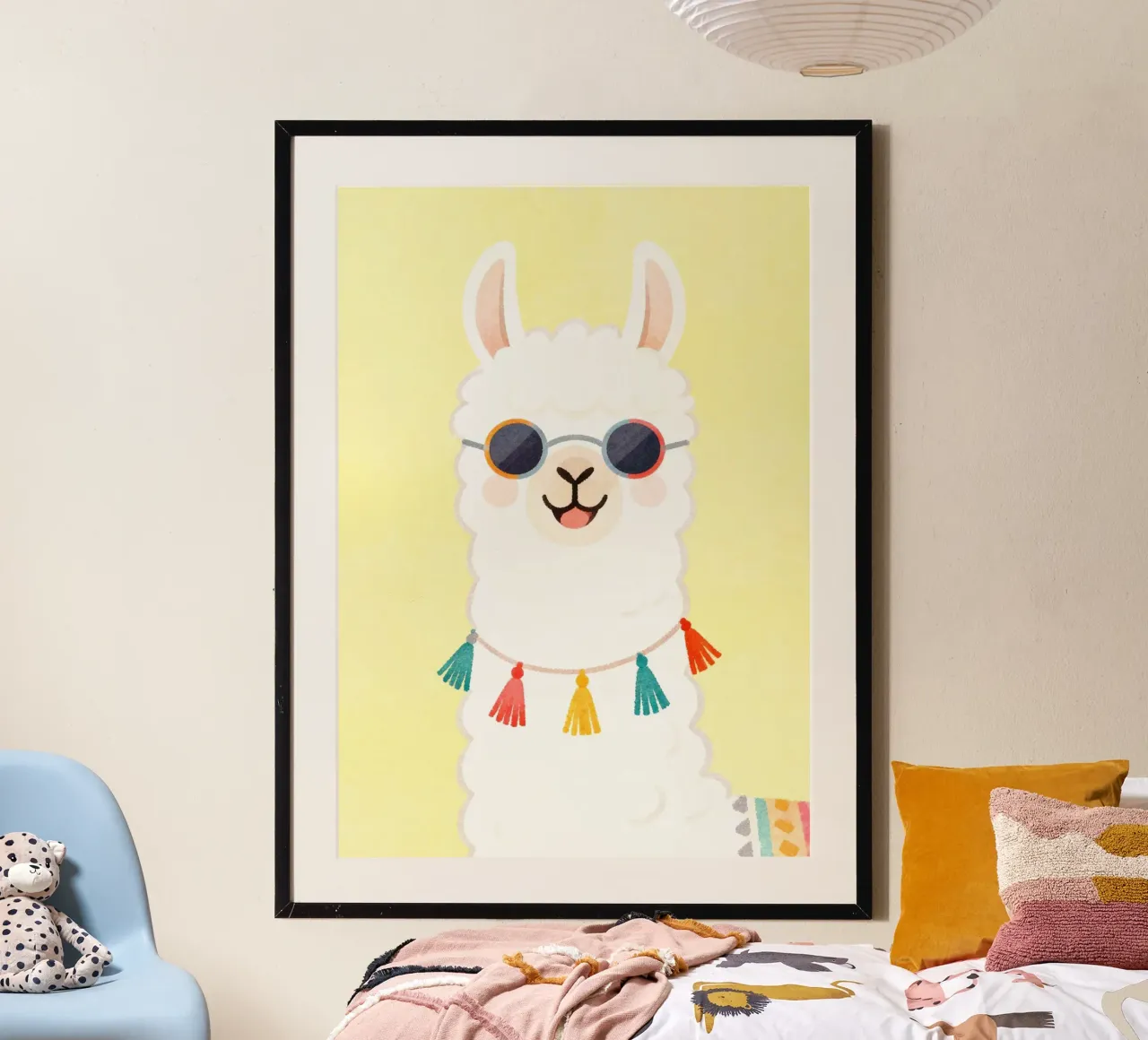 Cool Llama with Sunglasses carta hahnemühle da Attaboy Dsgn