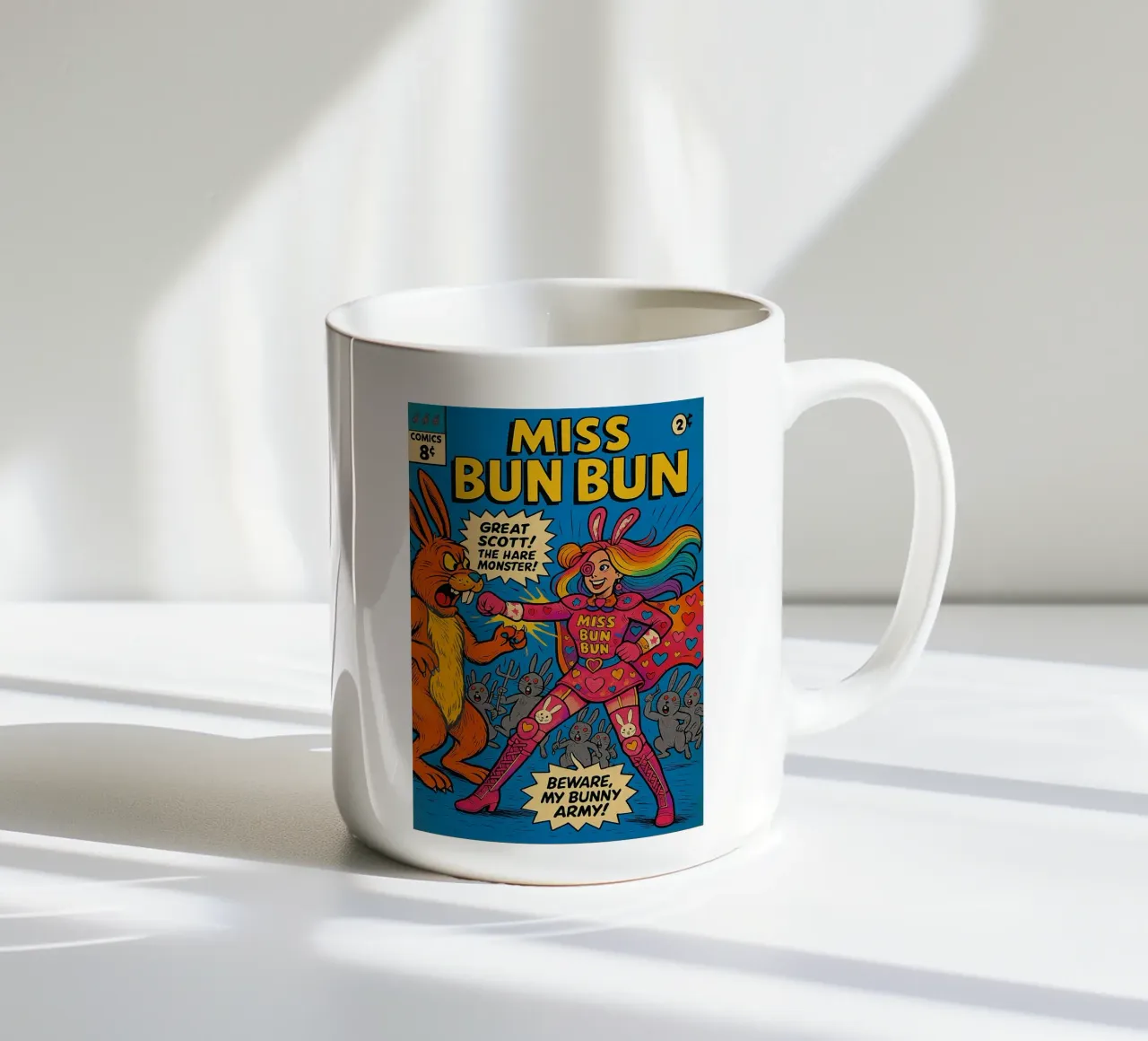 MISS BUN BUN - Fresh Supes On The Block tazza in ceramica da Vintage Van Gogh