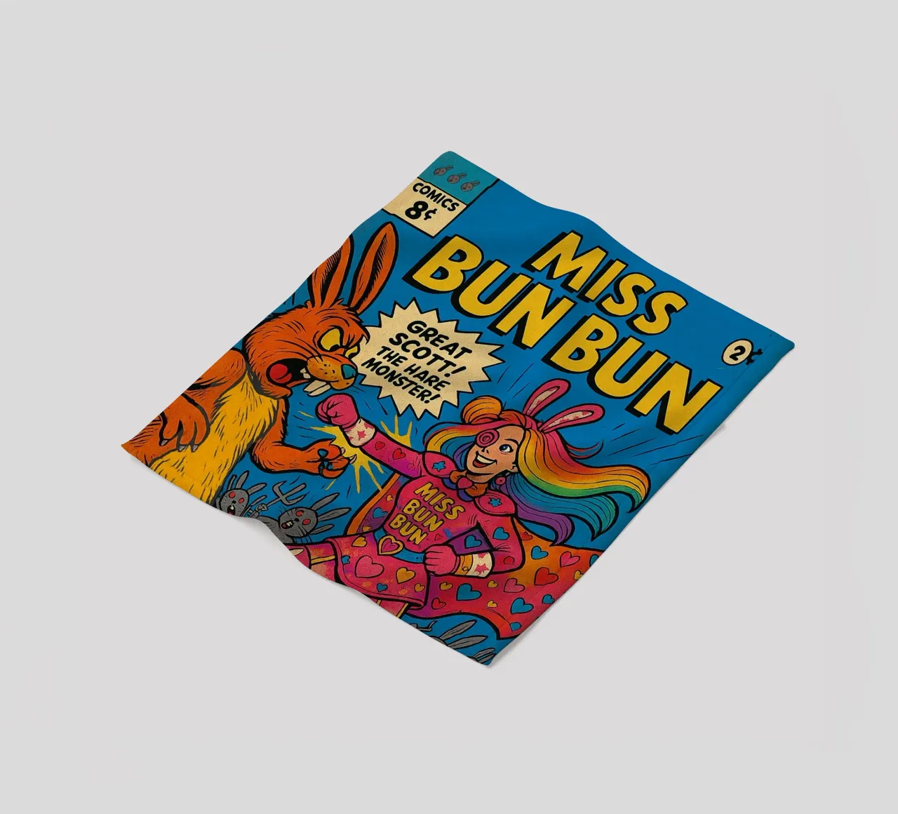 MISS BUN BUN - Fresh Supes On The Block coperta in pile da Vintage Van Gogh