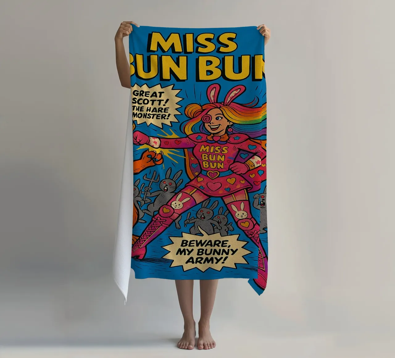 MISS BUN BUN - Fresh Supes On The Block telo mare da Vintage Van Gogh
