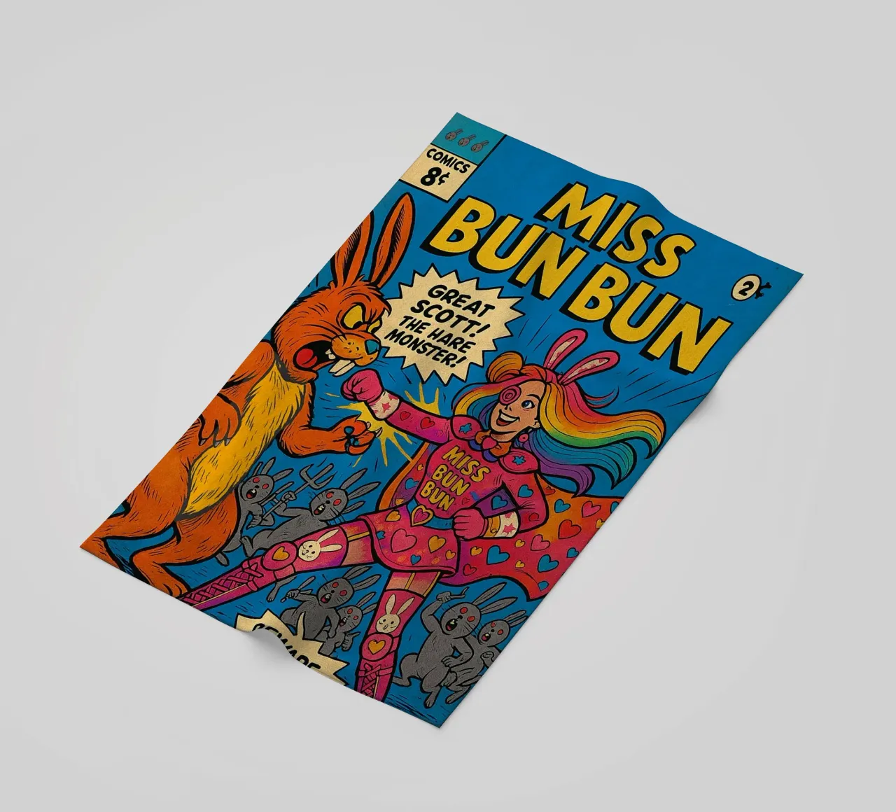 MISS BUN BUN - Fresh Supes On The Block telo mare da Vintage Van Gogh
