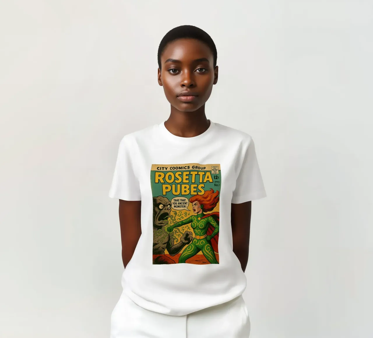 ROSETTA PUBES - Fresh Supes On The Block t-shirt da Vintage Van Gogh