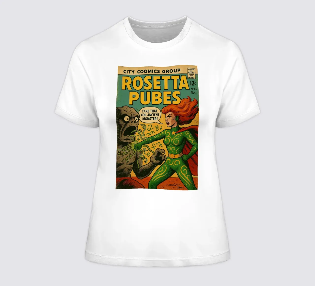 ROSETTA PUBES - Fresh Supes On The Block t-shirt da donna da Vintage Van Gogh