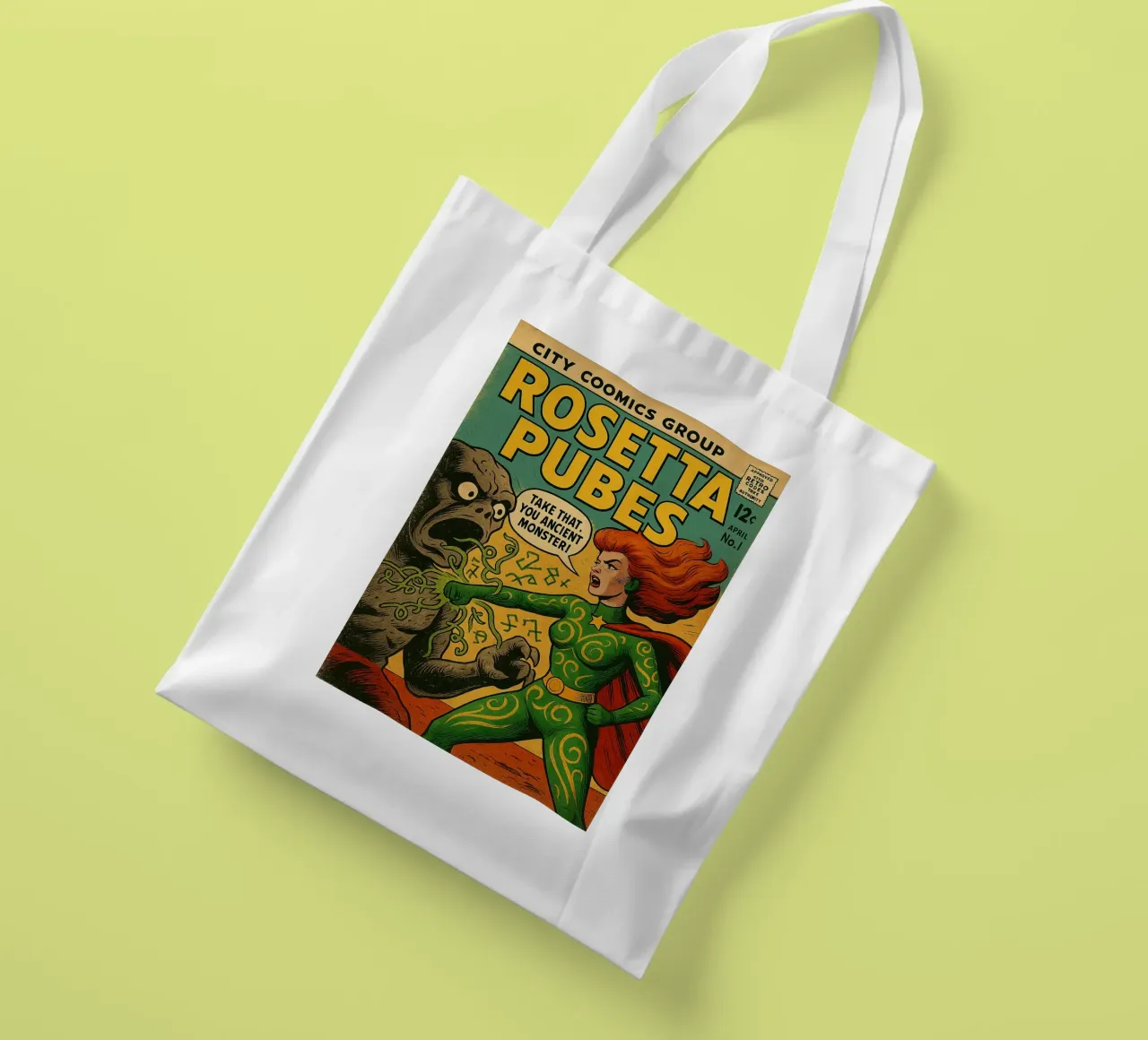ROSETTA PUBES - Fresh Supes On The Block borsa in juta da Vintage Van Gogh