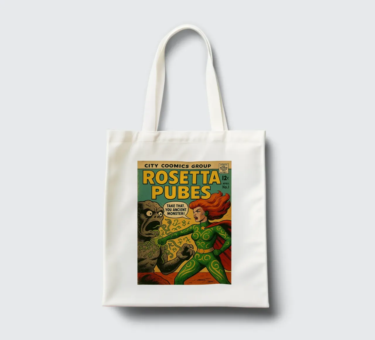 ROSETTA PUBES - Fresh Supes On The Block borsa in juta da Vintage Van Gogh