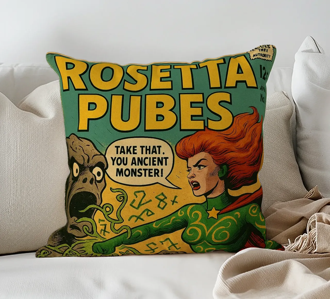 ROSETTA PUBES - Fresh Supes On The Block cuscino da Vintage Van Gogh