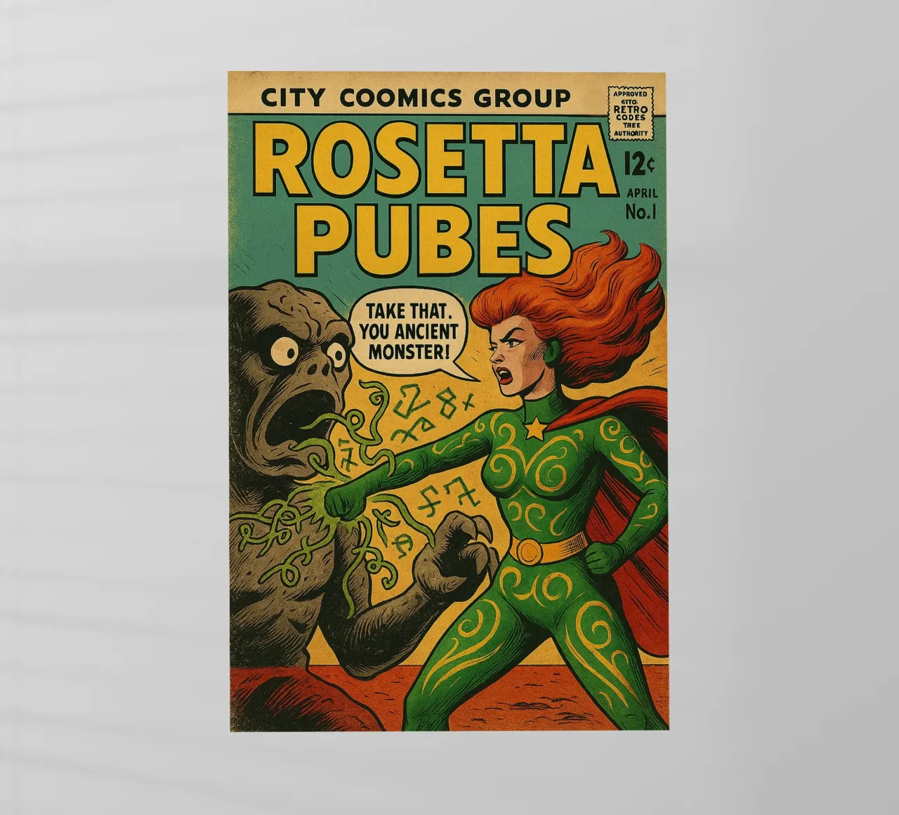 ROSETTA PUBES - Fresh Supes On The Block pellicola backlit da Vintage Van Gogh