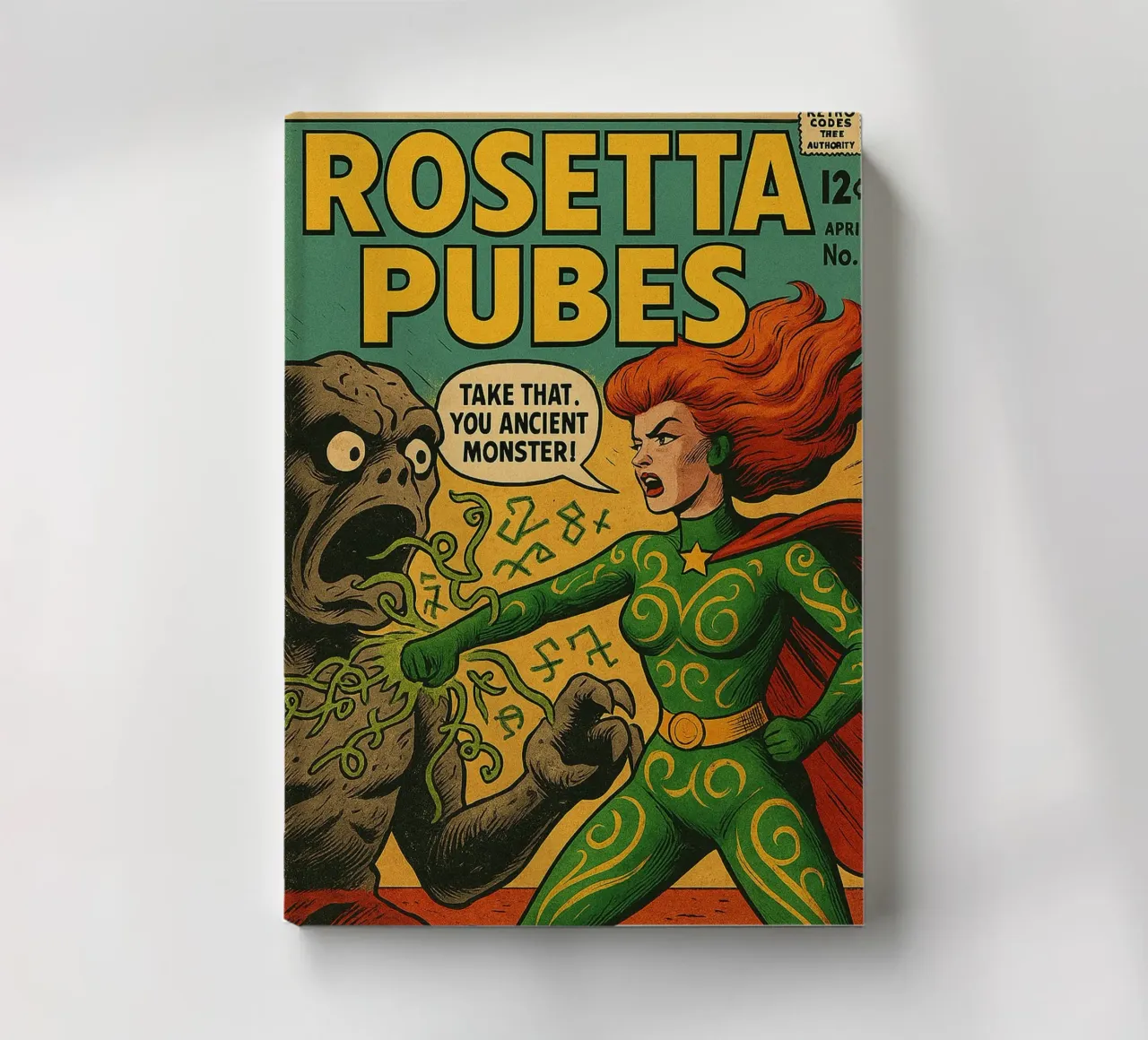 ROSETTA PUBES - Fresh Supes On The Block notebook by Vintage Van Gogh