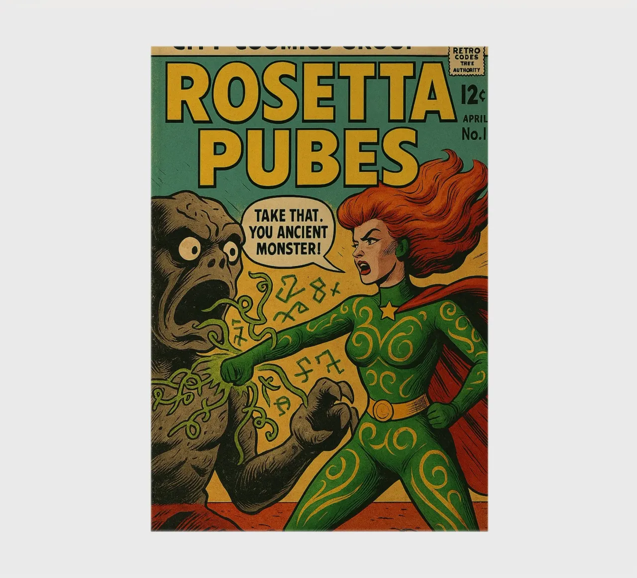 ROSETTA PUBES - Fresh Supes On The Block notebook by Vintage Van Gogh