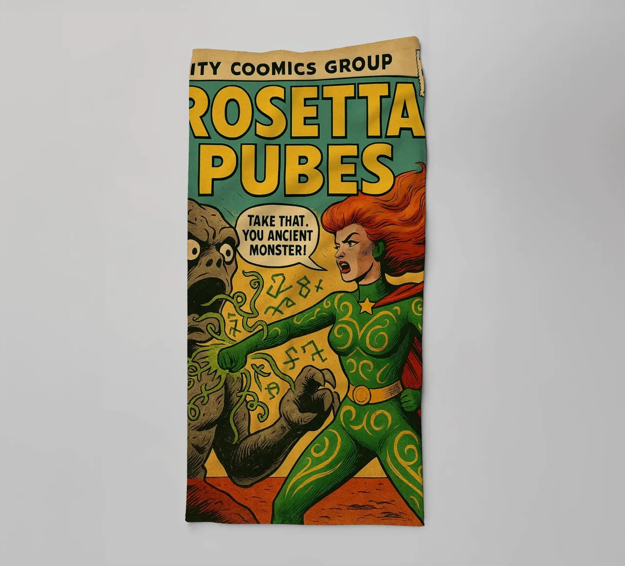 ROSETTA PUBES - Fresh Supes On The Block toalla de baño de Vintage Van Gogh