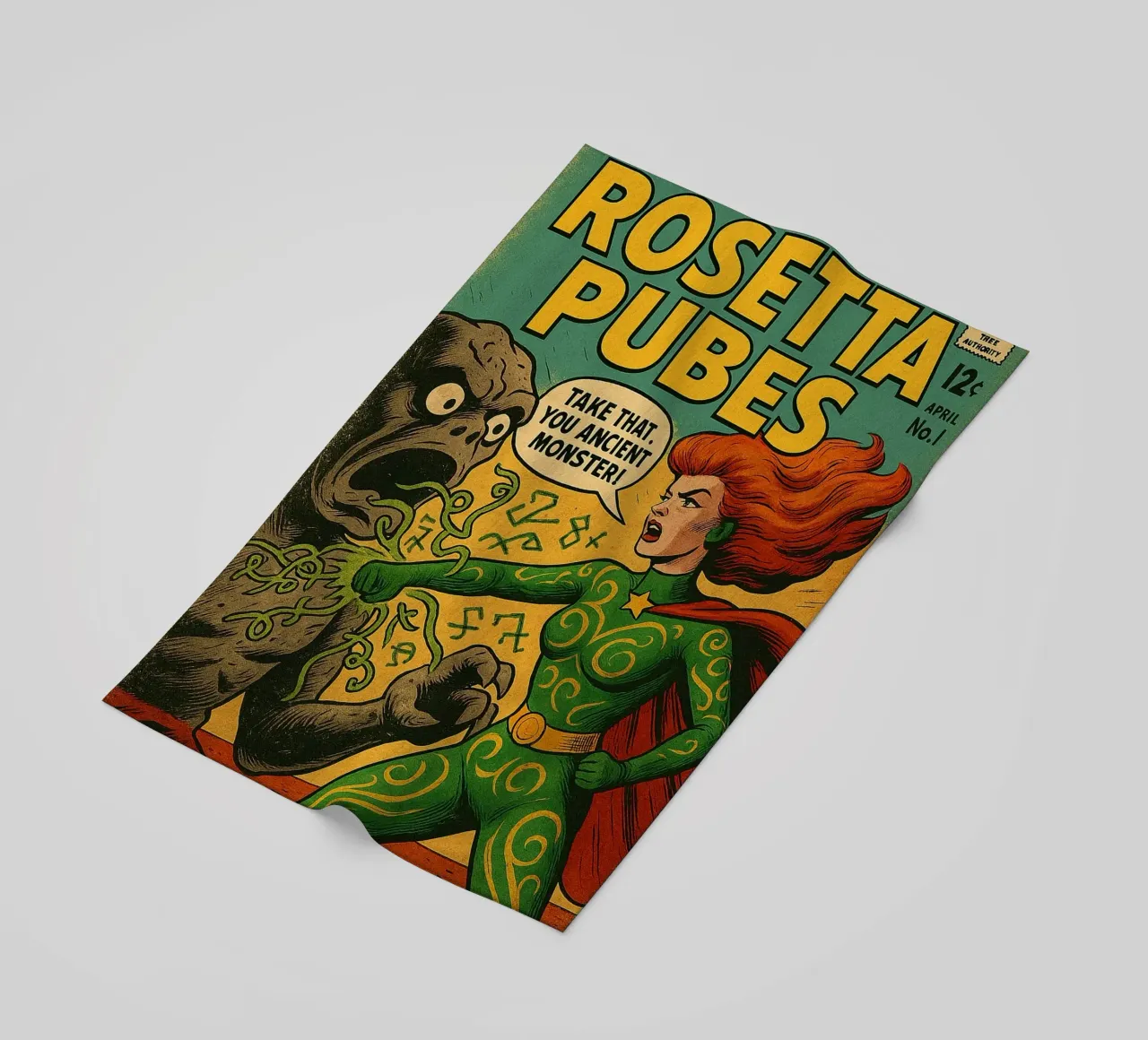 ROSETTA PUBES - Fresh Supes On The Block toalla de playa de Vintage Van Gogh