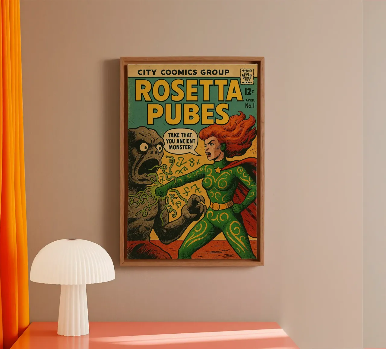 ROSETTA PUBES - Fresh Supes On The Block canvas by Vintage Van Gogh
