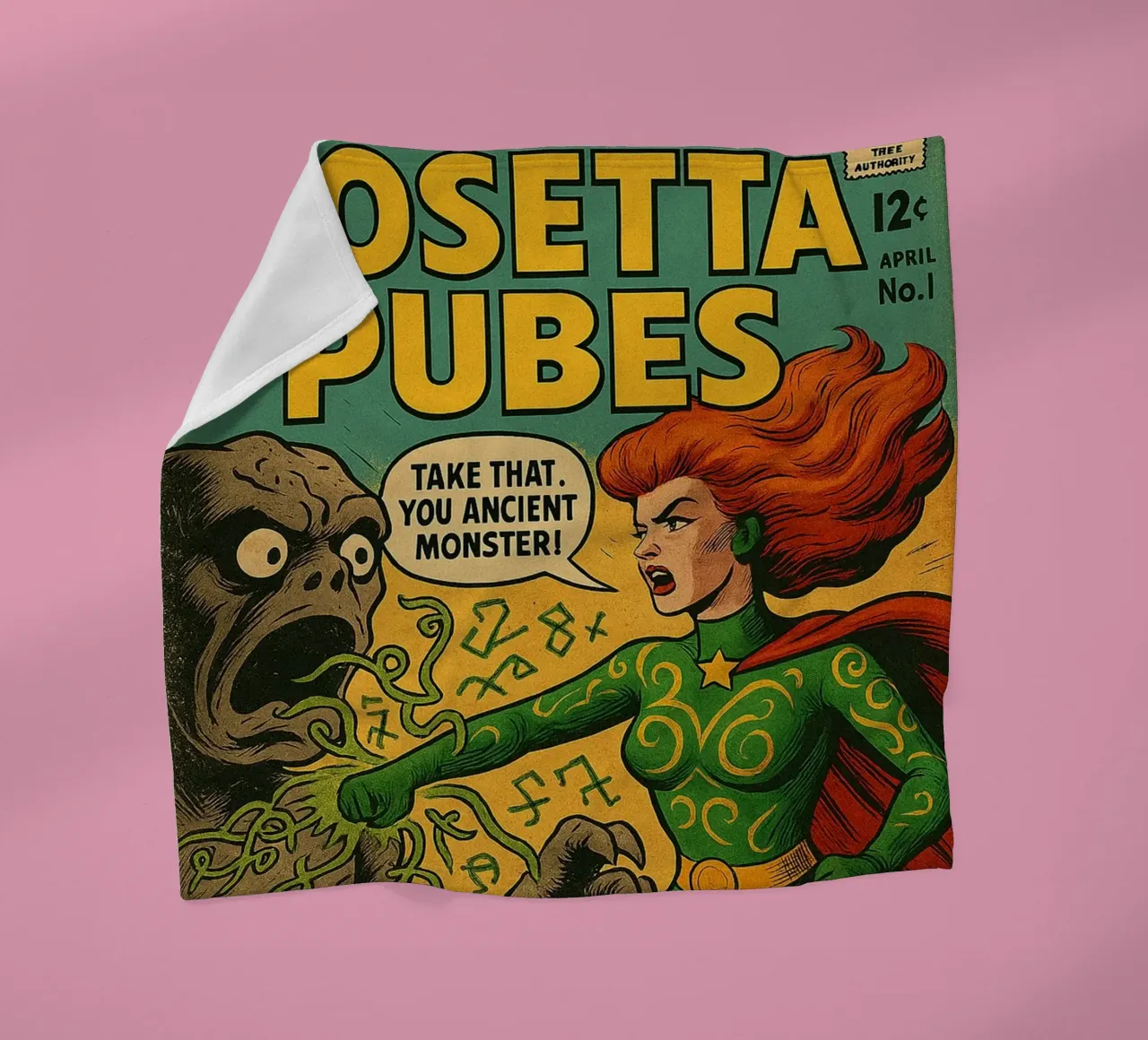 ROSETTA PUBES - Fresh Supes On The Block Fleecedecke von Vintage Van Gogh