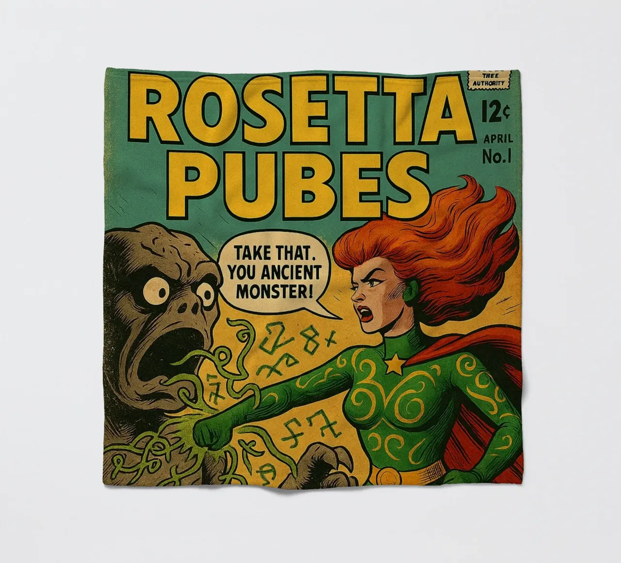 ROSETTA PUBES - Fresh Supes On The Block Fleecedecke von Vintage Van Gogh