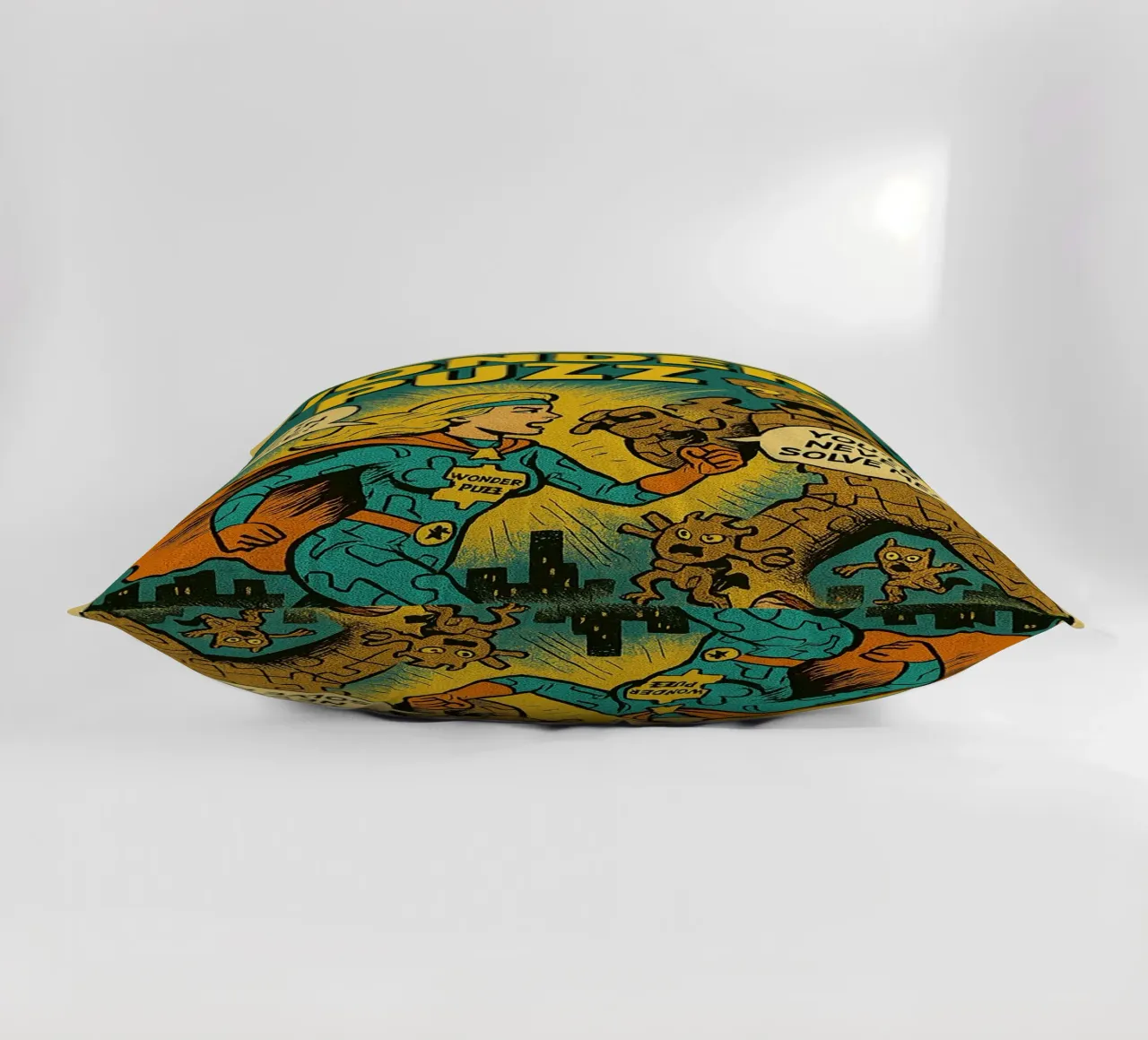 WONDER PUZZ - Fresh Supes On The Block cuscino da Vintage Van Gogh