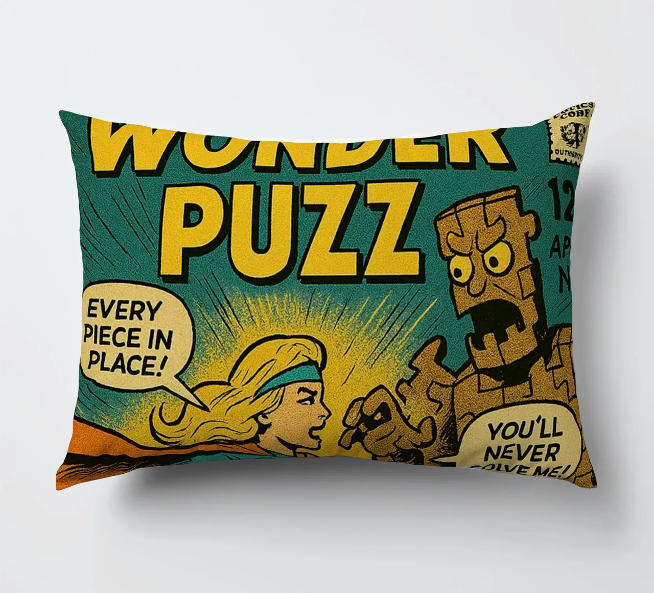 WONDER PUZZ - Fresh Supes On The Block cuscino da Vintage Van Gogh