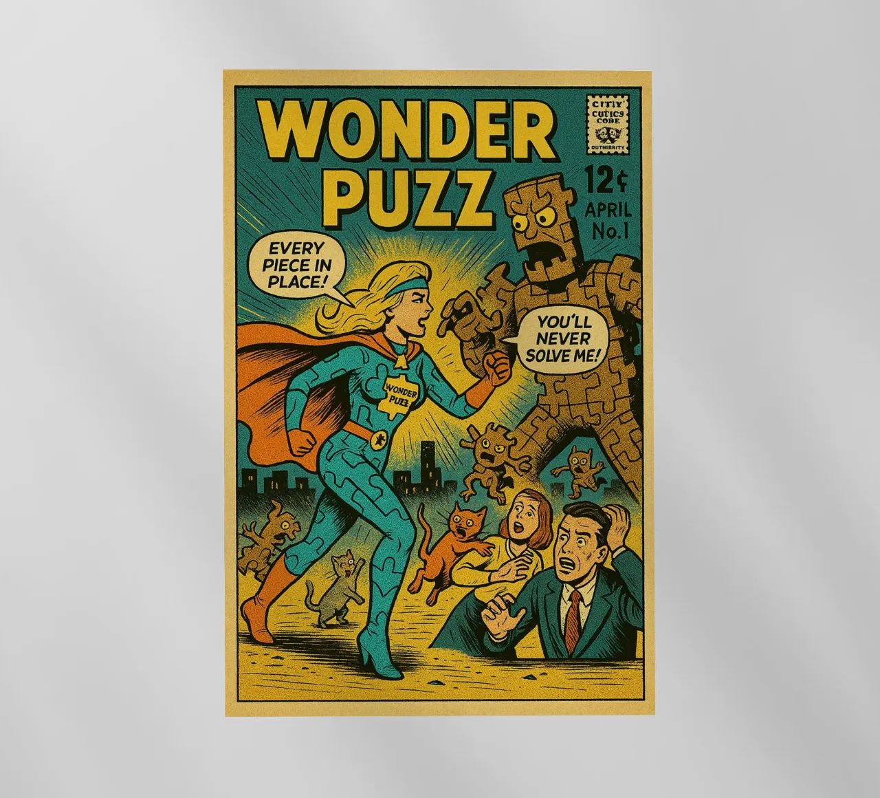 WONDER PUZZ - Fresh Supes On The Block pellicola backlit da Vintage Van Gogh