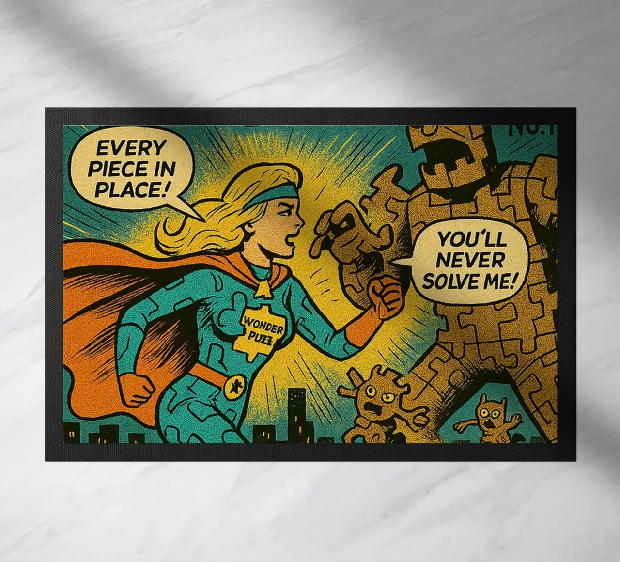 WONDER PUZZ - Fresh Supes On The Block zerbino da Vintage Van Gogh