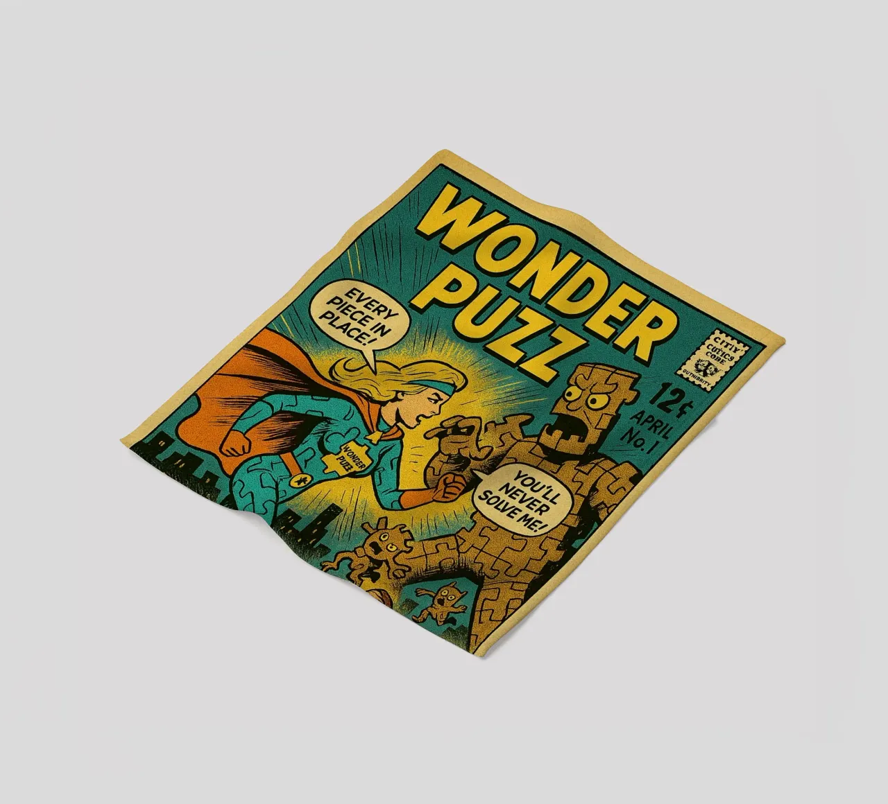 WONDER PUZZ - Fresh Supes On The Block coperta in pile da Vintage Van Gogh