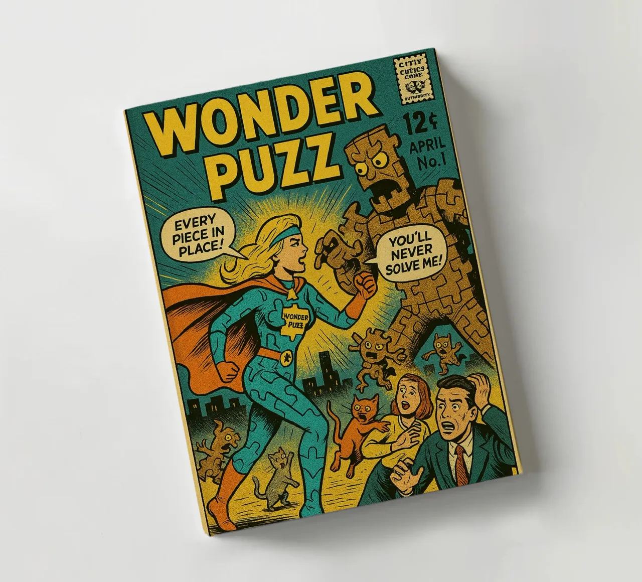 WONDER PUZZ - Fresh Supes On The Block Notizbuch von Vintage Van Gogh