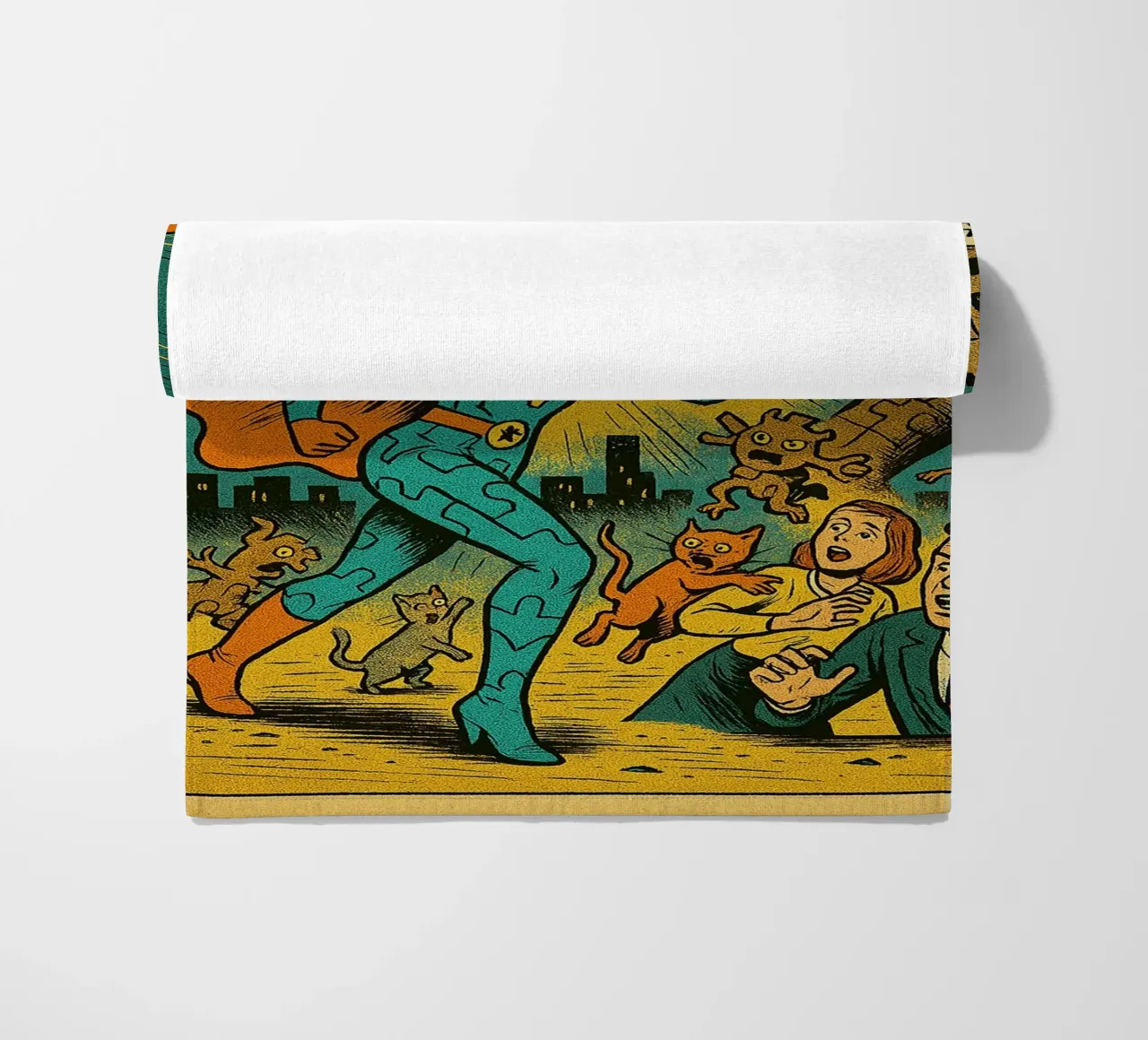 WONDER PUZZ - Fresh Supes On The Block telo mare da Vintage Van Gogh