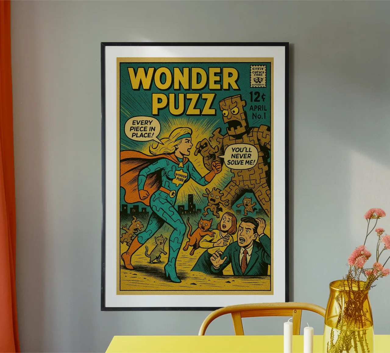 WONDER PUZZ - Fresh Supes On The Block Hahnemühle von Vintage Van Gogh