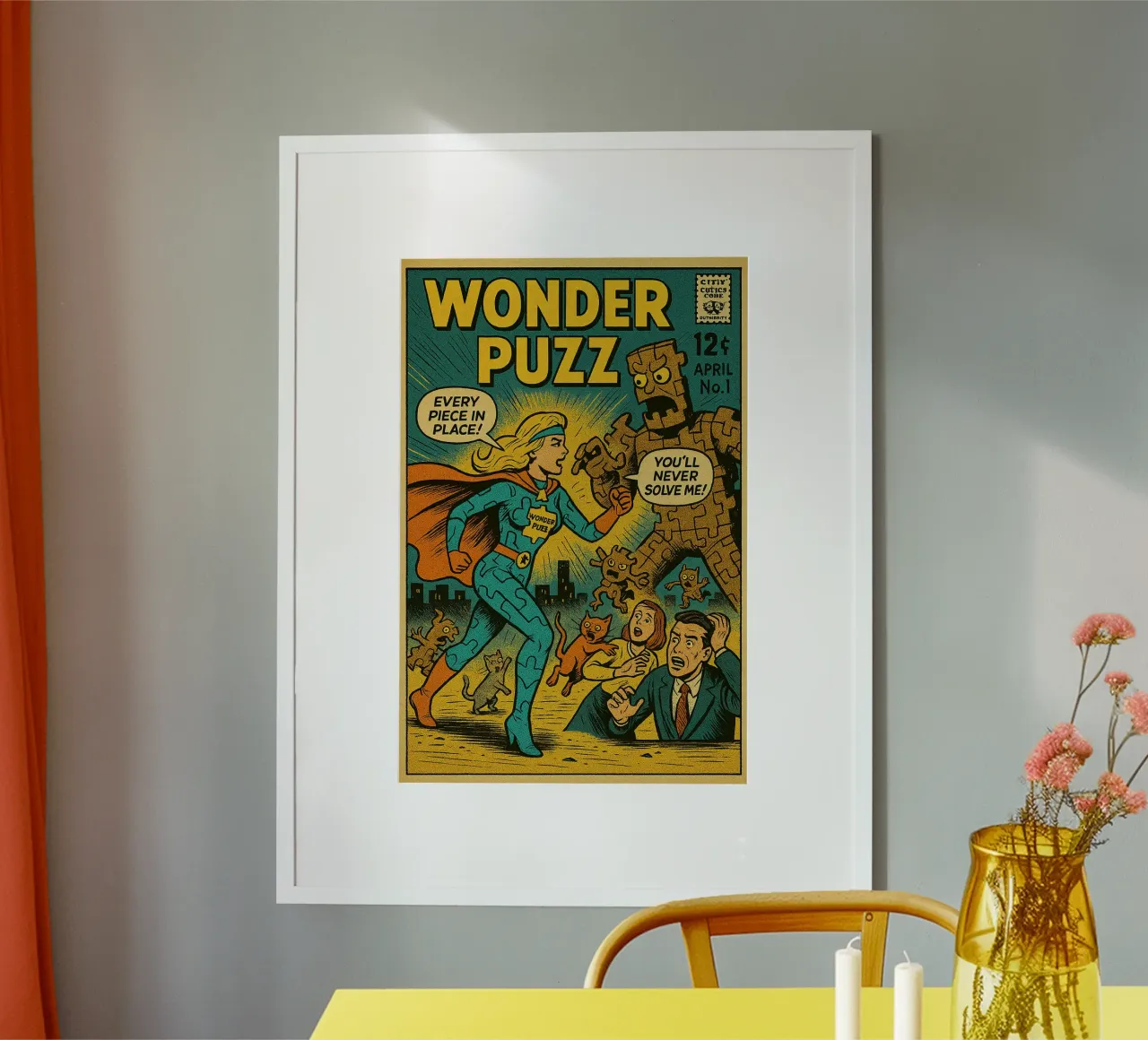 WONDER PUZZ - Fresh Supes On The Block Hahnemühle von Vintage Van Gogh