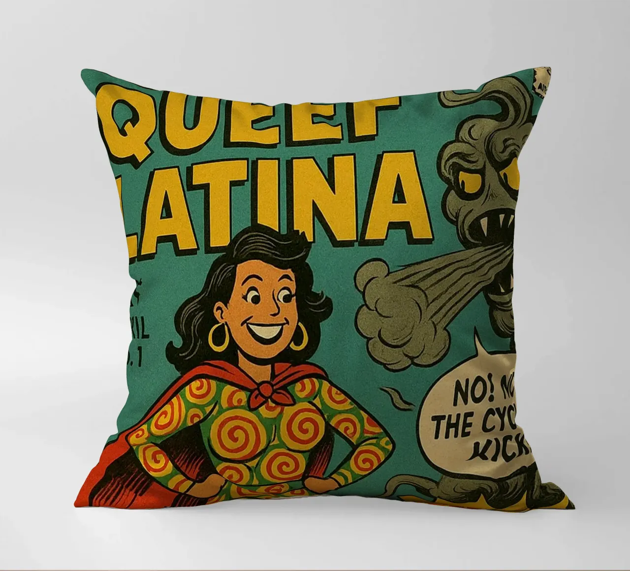QUEEF LATINA - Fresh Supes On The Block cuscino da Vintage Van Gogh