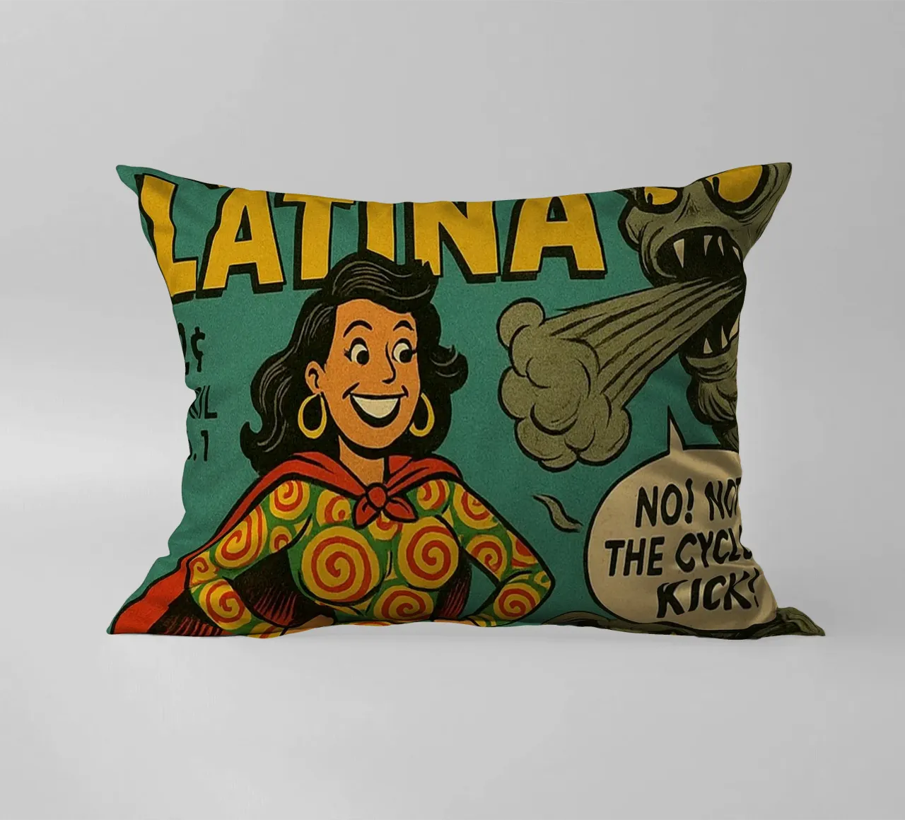 QUEEF LATINA - Fresh Supes On The Block cuscino da Vintage Van Gogh