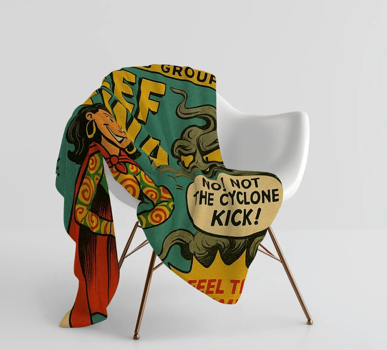 QUEEF LATINA - Fresh Supes On The Block coperta in pile da Vintage Van Gogh