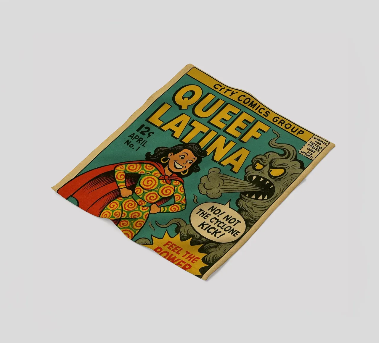 QUEEF LATINA - Fresh Supes On The Block coperta in pile da Vintage Van Gogh