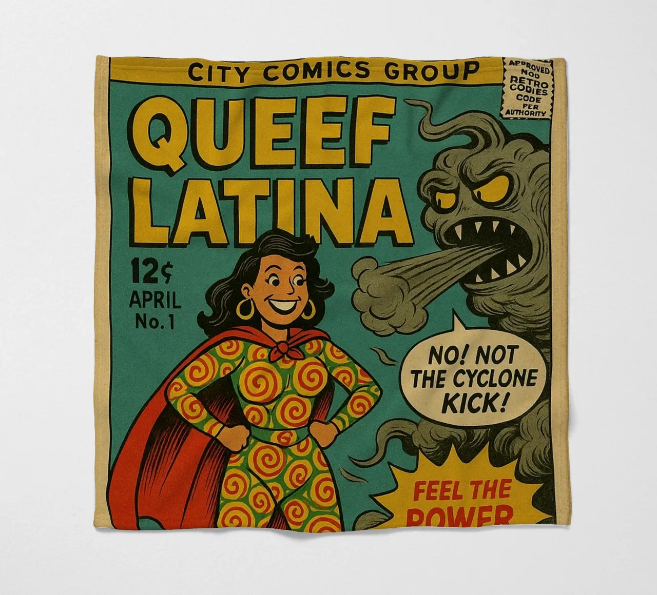 QUEEF LATINA - Fresh Supes On The Block coperta in pile da Vintage Van Gogh