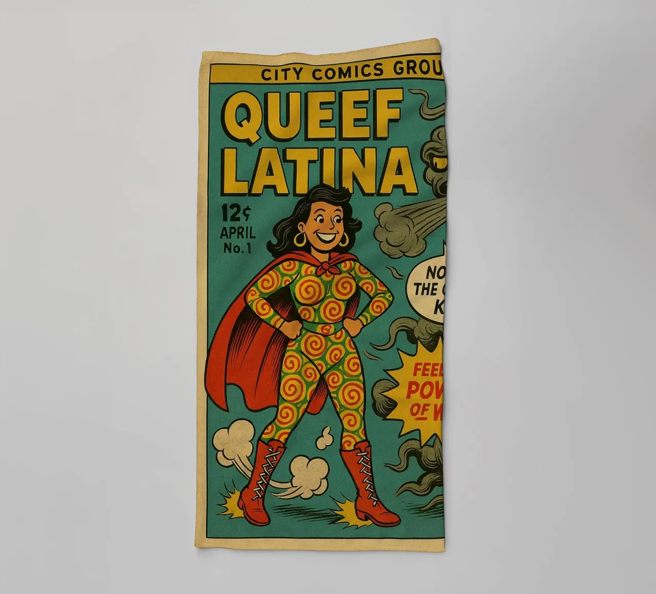 QUEEF LATINA - Fresh Supes On The Block asciugamano da bagno da Vintage Van Gogh