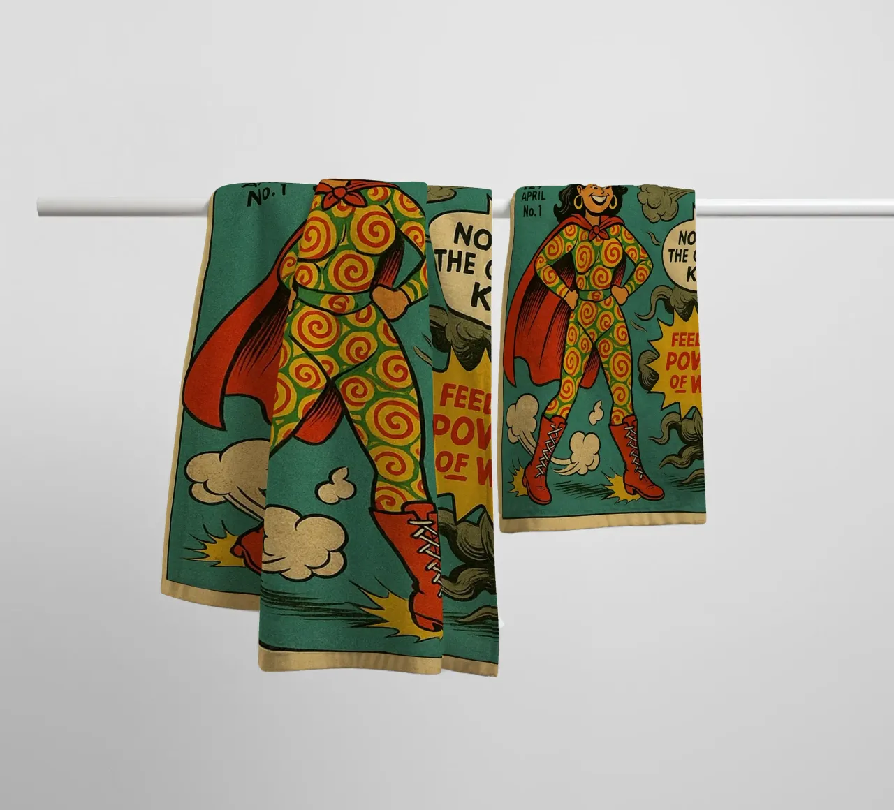 QUEEF LATINA - Fresh Supes On The Block asciugamano da bagno da Vintage Van Gogh