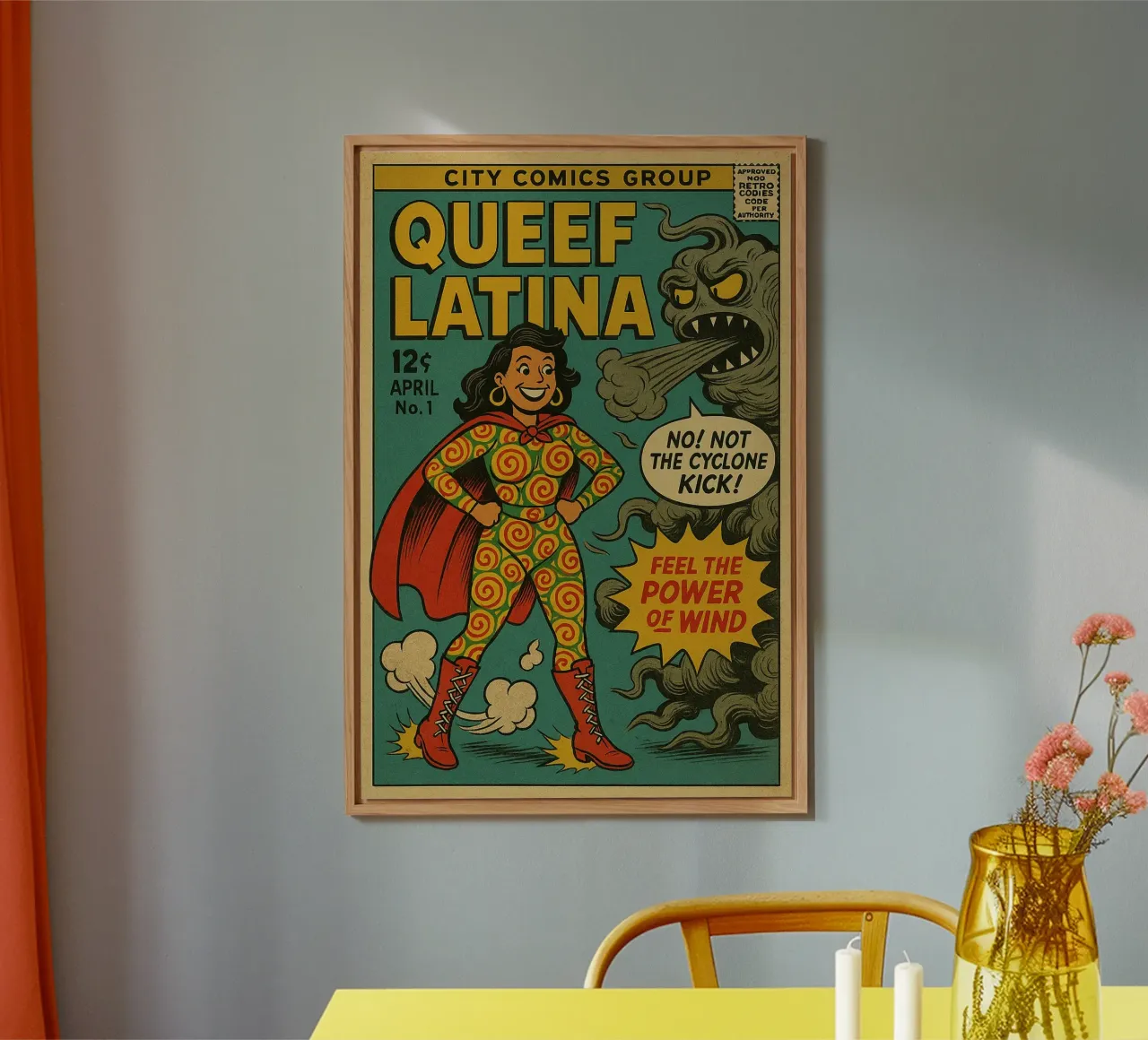 QUEEF LATINA - Fresh Supes On The Block pannello forex da Vintage Van Gogh
