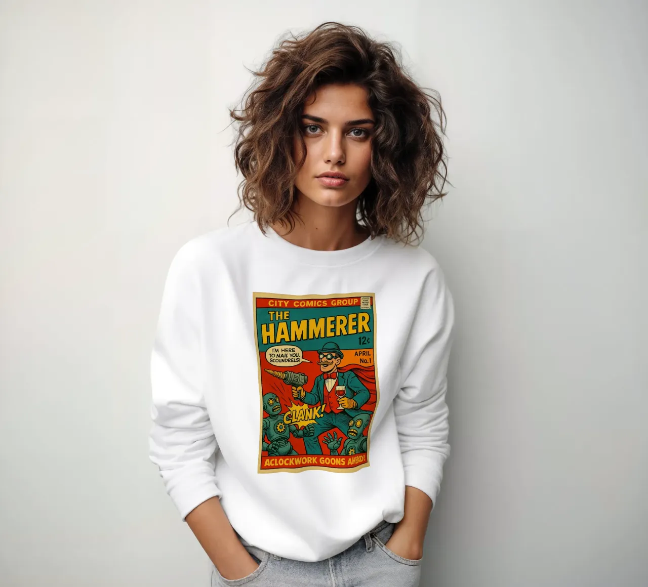 THE HAMMERER - Fresh Supes On The Block Sweatshirt von Vintage Van Gogh