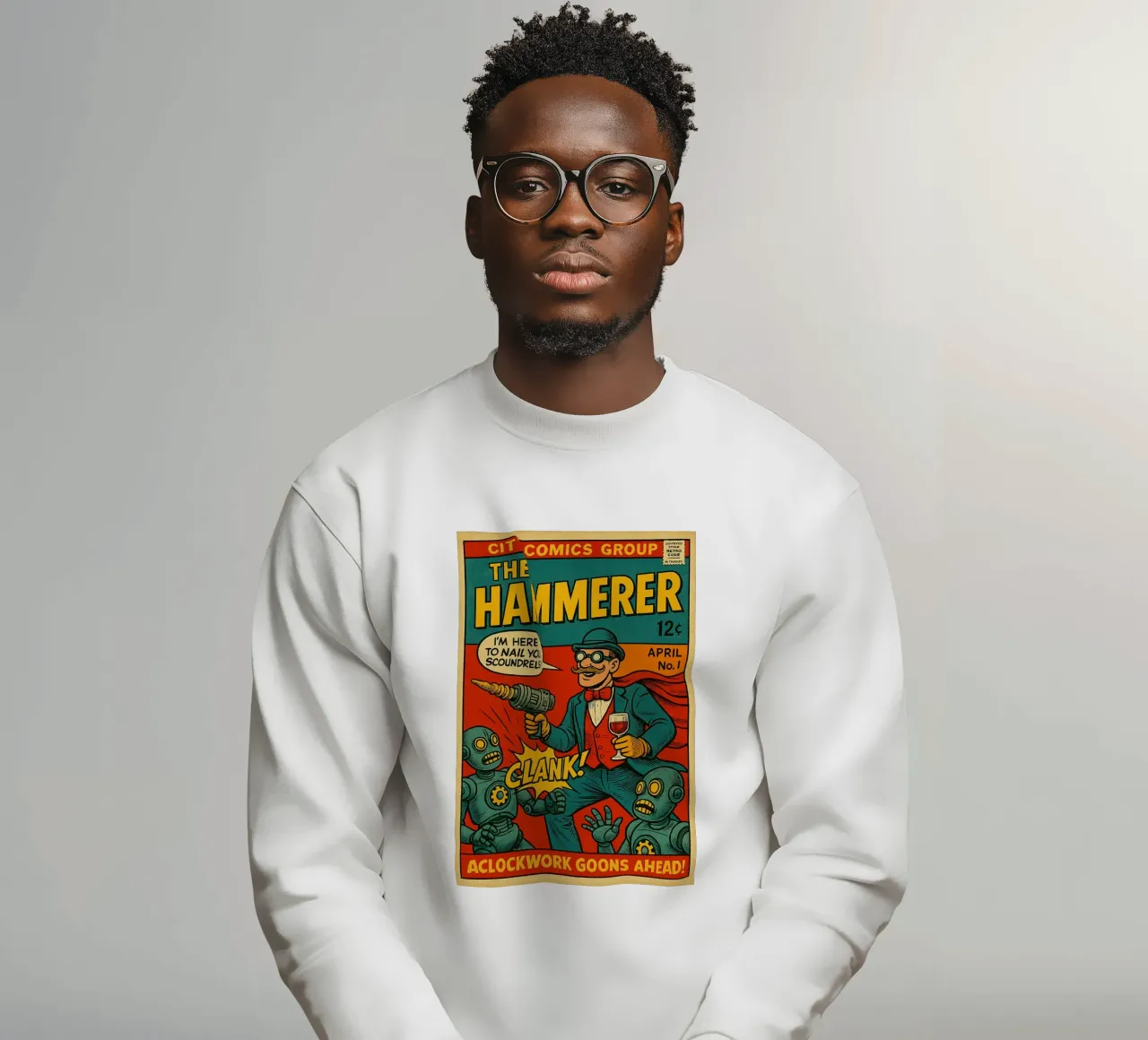 THE HAMMERER - Fresh Supes On The Block felpa da Vintage Van Gogh