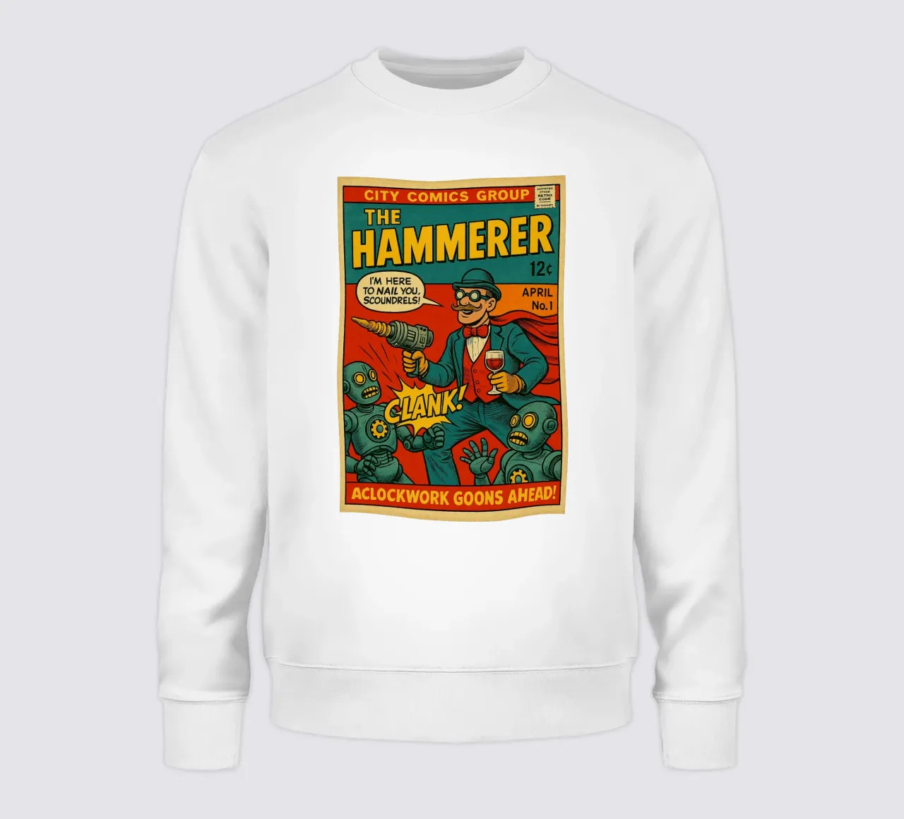 THE HAMMERER - Fresh Supes On The Block felpa da Vintage Van Gogh